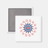 ブルーサン マグネット (正面/裏面)