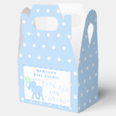 ブルーサーカスかわいいゾウありがとう来。 フェイバーボックス (オープン)