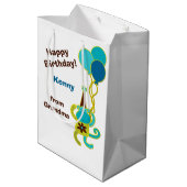 ブルーサーカス誕生日キッド ミディアムペーパーバッグ (裏面アングル)