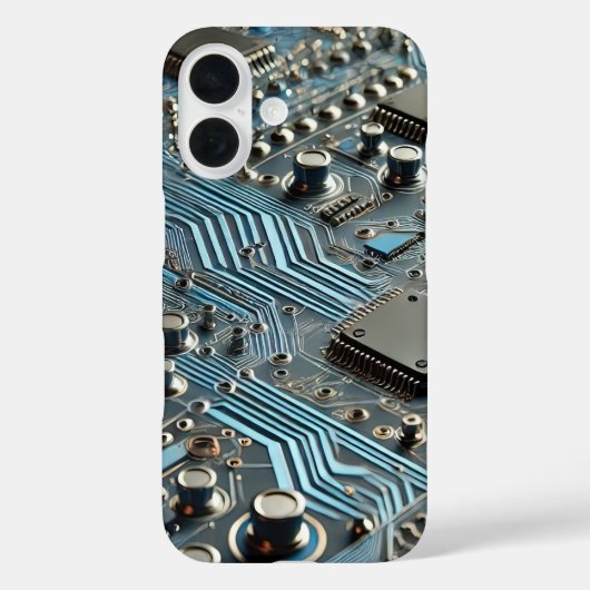 ブルーサーキットボード電話ケース Case-Mate iPhoneケース (裏面)