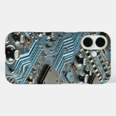 ブルーサーキットボード電話ケース Case-Mate iPhoneケース (裏面 (横))