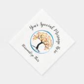 ブルーサークルの生存者のパーティー スタンダードランチョンナプキン (角)