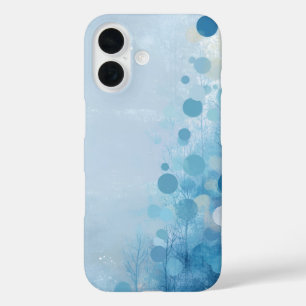 ブルーサークル&ツリー柄 Case-Mate iPhoneケース iPhone 16ケース