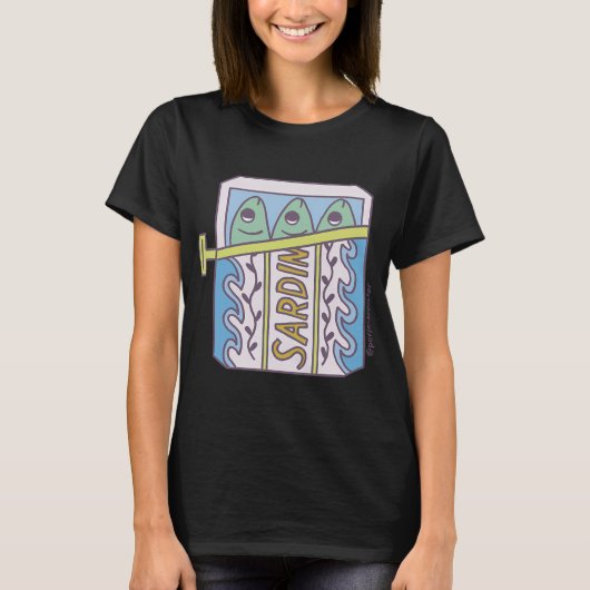 ブルーサーディン Tシャツ (正面)