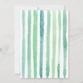 ブルーサーフハウスビーチ誕生日招待状 招待状 (裏面)