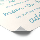 ブルーサーフベビーオンボードエンベロープステーション ポスター (角)