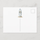 ブルーサーフボードのクリスマス移動発表 案内ポストカード (裏面)