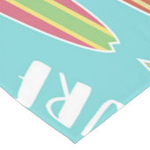 ブルーサーフボードテーブルランナー ショートテーブルランナー (コーナー)