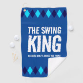 ブルーザアーガイルスイングキング ゴルフタオル (インサイチュ)