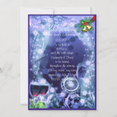 ブルーザクロックストライク12新年のパーティー 招待状 (正面)