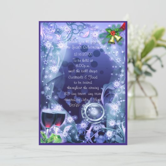 ブルーザクロックストライク12新年のパーティー 招待状 (スタンド正面)