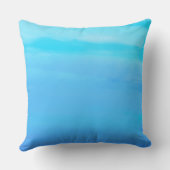 ブルーザスカイ抽象芸術アート クッション (裏面)