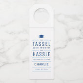 ブルーザタッセルは面倒な卒業式の価値があった ボトルネックタグ (正面)