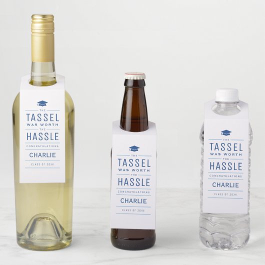 ブルーザタッセルは面倒な卒業式の価値があった ボトルネックタグ (インサイチュ)