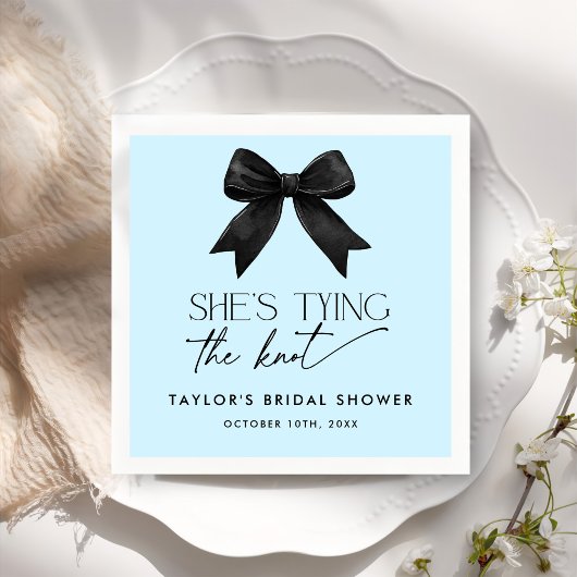 ブルーザノットのブライダルシャワー スタンダードカクテルナプキン