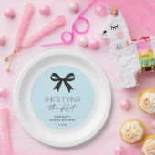 ブルーザノットの弓ウェディングシャワー ペーパープレート (パーティー)