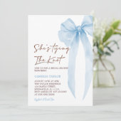 ブルーザノットの弓ブライダルシャワー 招待状 (スタンド正面)