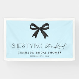 ブルーザノットの弓ブライダルシャワー 横断幕