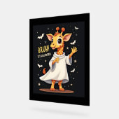 ブルーザハロウィンダブおもしろいビング幽霊キラフェロン アクリルサイン (傾斜)