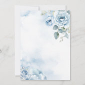 ブルーザブライドはクラウドナインブライダルシャワー 招待状 (裏面)