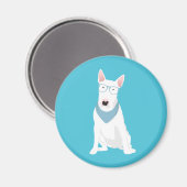 ブルーザブルテリア マグネット (正面/裏面)