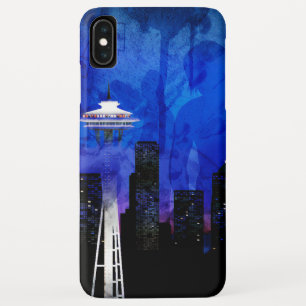 ブルーシアトルワシントン iPhone XS MAXケース