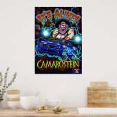 ブルーシェビーカマロSSポスター ポスター (キッチン)