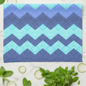 ブルーシェブキッチンタオル キッチンタオル (折り畳み)