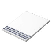 ブルーシェブロンストライプ ノートパッド (回転)