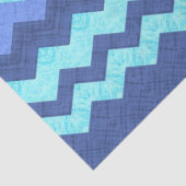 ブルーシェブロンティッシュペーパー 薄葉紙 (詳細)