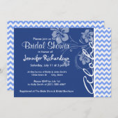 ブルーシェブロン、アロハ 招待状 (正面/裏面)