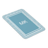 ブルーシェブロン(モノグラム) マグネット (右側)