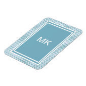 ブルーシェブロン(モノグラム) マグネット (左側)