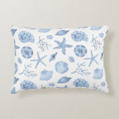 ブルーシェルの水色 アクセントクッション (正面)