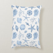 ブルーシェルの水色 アクセントクッション (裏面(縦))