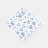 ブルーシェルの水色 スタンダードランチョンナプキン (角)