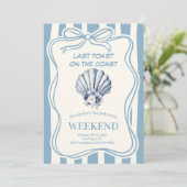 ブルーシェルコーストフローラお祝いバチェロレッテ 招待状 (スタンド正面)