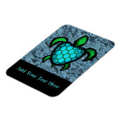 ブルーシェルタートルカスタマイズ可能なフレキシマグネット マグネット (左側)