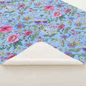 ブルーシェルパ毛布のフロログラフィー シェルパブランケット (3/4)