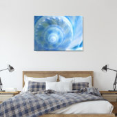 ブルーシェル抽象芸術デジタルアートキャンバス印刷 キャンバスプリント (インサイチュ (寝室))