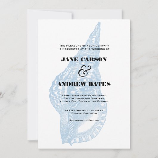 ブルーシェル招待状 招待状 (正面)