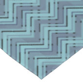 ブルーシェードのシェブロンパターン テーブルクロス (アングル)