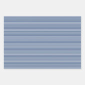 ブルーシェードストライプ ラッピングペーパーシート (正面)