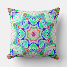 ブルーシェード8ポイント星万華鏡のように千変万化するパターン