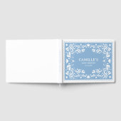 ブルーシエリートリンドパペルピカドベビーシャワー ゲストブック (全面)