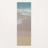 ブルーシエレガントー波浪サンドテンプレートトレンディー ヨガマット (正面)