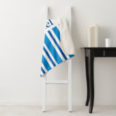 ブルーシストライプェルパブランケット シェルパブランケット (インサイチュ)