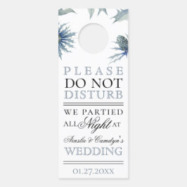 ブルーシスル植物学 ドアノブサイン