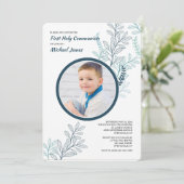 ブルーシダ写真招待状 招待状 (スタンド正面)