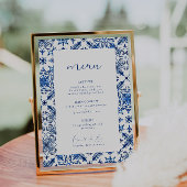 ブルーシッ地中海のツ結婚スのメニュー